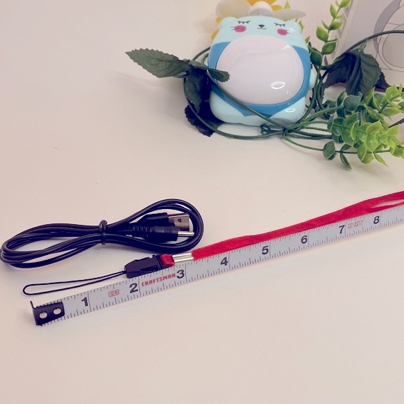 Kawaii blue mouse light/fan rechargeable portable NWT - Picture 7 of 16